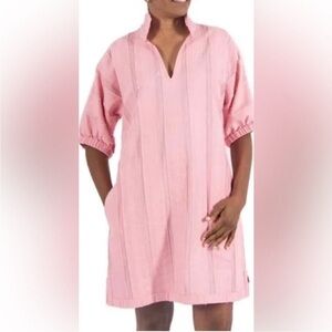 Emily McCarthy Poppy Dress peony stripe size small